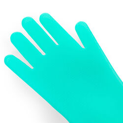 Guanti-spugna In Silicone - Colore Verde, , large