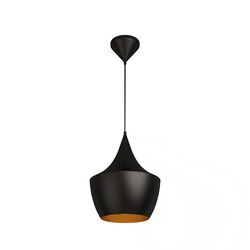 Homemania Lampada A Sospensione Metal Black, , large