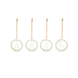 Decorazioni In Legno - Set Di 4 Pz, , large