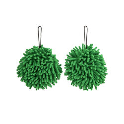 Set 2 sfere asciugamani in microfibra, , large
