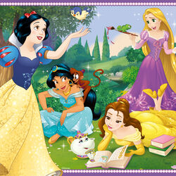 Ravensburger Puzzle 2x12 Pezzi 07620 - Disney Princess, , large