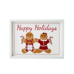 Cartello Natalizio – “happy Holidays” Pan Di Zenzero, , large