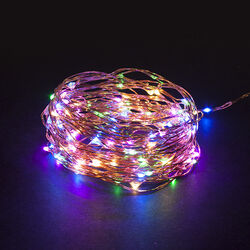 Filo Luminoso Con 120 Micro Led - Luce Multicolore, , large