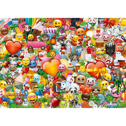 Ravensburger Puzzle 1000 Pezzi 15984 - Emoji, , large