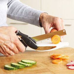 Tagliere E Coltello Da Cucina 2 In 1 - Smart Cutter, , large