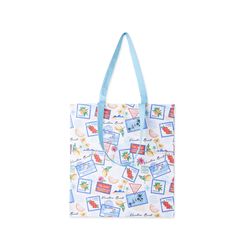 Borsa Shopper In Canvas - Summer Travel, , large