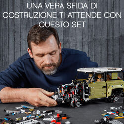 Lego Technic Land Rover Defender, Set Costruzioni Del Fuoristrada 4x4, Kit Di Mo 42110, , large