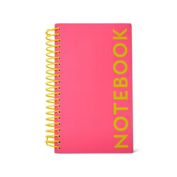 Notebook Con Spirale Linea Color Pop - Fucsia/giallo, , large