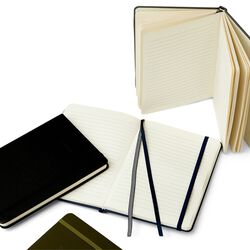 Notebook A5 Con Elastico - Colore Blu, , large
