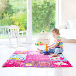 Scatola Tappeto Gioco Salvaspazio - Principessa, , large