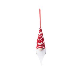 Decorazione da appendere a forma di gnomo - Cuori, , large
