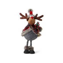 Renna decorativa natalizia altezza 40/55 cm, , large