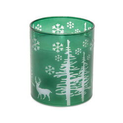 Candela Natalizia A Batterie 10 Cm, , large