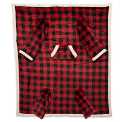 Coperta Con Maniche E Tasche Per Piedi, , large