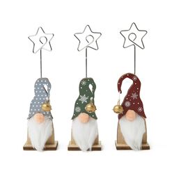 Segnaposto - "gnomi Con Campanella" - Set 3 Pz., , large