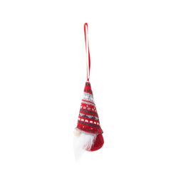 Decorazione da appendere a forma di gnomo - Righe, , large