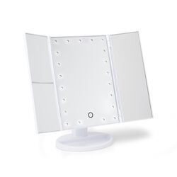 Specchio Orientabile Da Tavolo 2x/3x Con Luci, , large