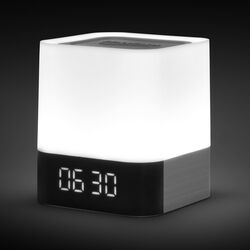 Sveglia multifunzione con lettore MP3 e luce touch, , large