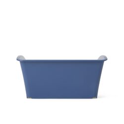 Contenitore In Plastica Riciclata 29 X 9 X 14 Cm - Blu, , large