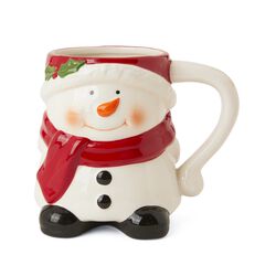 Tazza A Forma Di Pupazzo Di Neve, , large