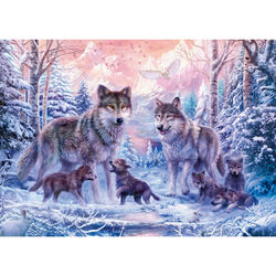 Ravensburger Puzzle 1000 Pezzi 19146 - Lupi Artici, , large