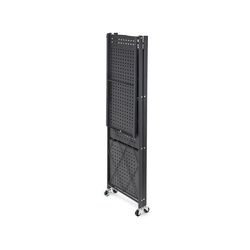 Scaffale pieghevole con ruote 4 ripiani, , large