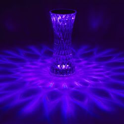 Luce Da Tavolo Ricaricabile Con Led Colorati, , large