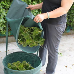 Grembiule Da Giardinaggio Con Tasca Raccogli Foglie E Tasche Porta Attrezzi, , large