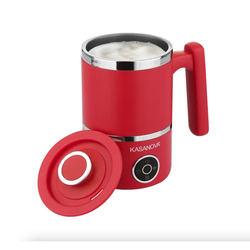 Montalatte Elettrico 400 W Con Display Touch Multifunzione - Colore Rosso, , large