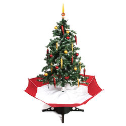 Albero Di Natale Con Caduta Neve, , large