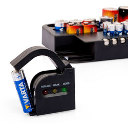 Organizzatore Per Batterie Con Tester Integrato Removibile, , large