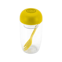 Contenitore per insalata con porta condimento, , large