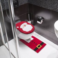 Set da bagno natalizio Babbo Natale, , large