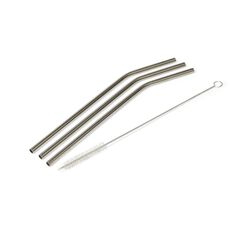 Cannuccia Riutilizzabile In Acciaio - Set Da 3 Pz, , large