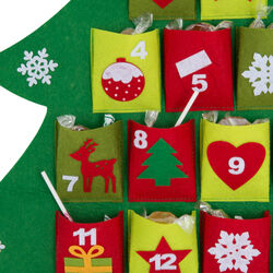 Calendario Dell'avvento In Feltro - Albero Di Natale, , large