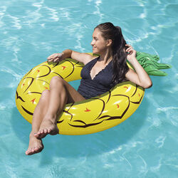 Maxi Ciambella Salvagente Mare - Ananas, , large