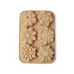 Stampo In Silicone 6 Fiocchi Di Neve, , large