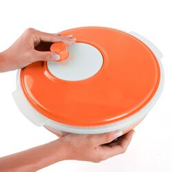 Centrifuga Pieghevole Per Insalata, Arancio, , large