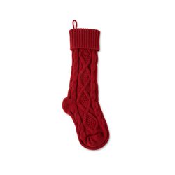 Calza natalizia da appendere - Colore rosso, , large