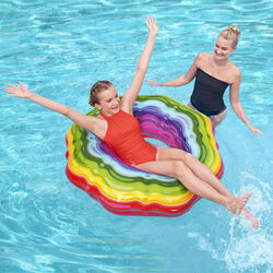 Ciambella Gonfiabile Arcobaleno Jelly, , large