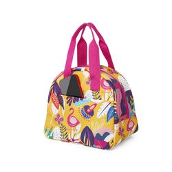 Mini Borsa Termica 6 Lt - Fantasia Jungle Flamingo, , large