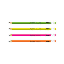 Astuccio 12 Matite In Grafite Fluo Stabilo Swano, , large