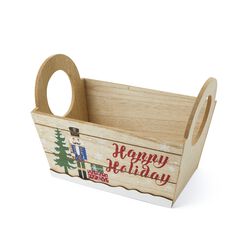 Porta Dolciumi - "happy Holiday" – Con Manici – 27 X 16,5 Cm, , large