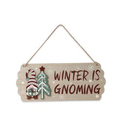 Cartello Natalizio – “winter Is Gnoming”, , large