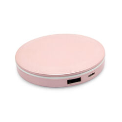 Specchietto Da Borsa Powerbank Con Luce, , large