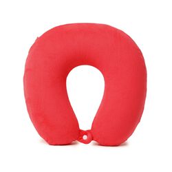 Cuscino da viaggio in memory foam - corallo, , large