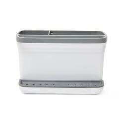 Topretty Organizzatore per lavello con vaschetta di scarico, Organizzatore  per lavello da cucina Organizzatore per lavello da banco Supporto per  spugne in acciaio inox : : Casa e cucina