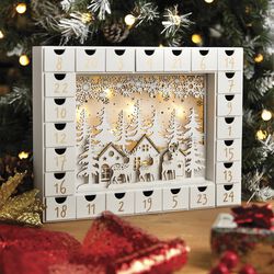 Calendario Avvento – Paesaggio Natalizio Illuminato, , large