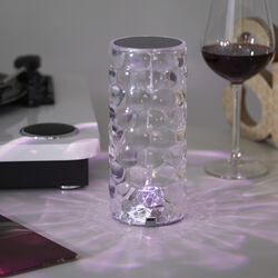 Luce Da Tavolo Ricaricabile Con Led Colorati, , large