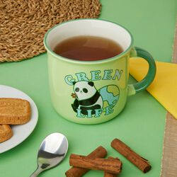 Tazza In Ceramica - Panda "green Life", , large